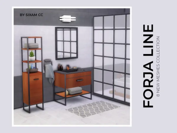 Maxis Match Forja Line by SIXAM CC - The Sims 4 Custom Content