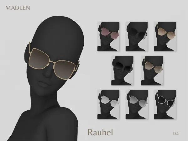 Maxis Match Madlen Rauhel Sunglasses by Madlen - The Sims 4 Custom Content