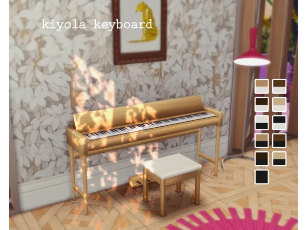Maxis Match Kiyola keyboard - The Sims 4 Custom Content