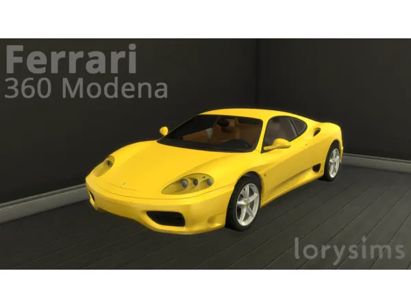 Maxis Match Ferrari 360 Modena by simsfinds - The Sims 4 Custom Content