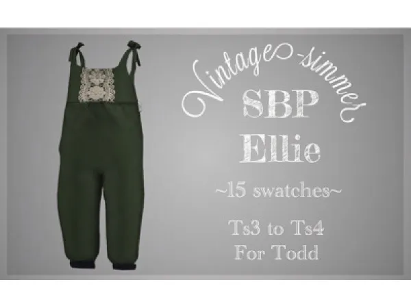 Mix SBP Ellie - The Sims 4 Custom Content