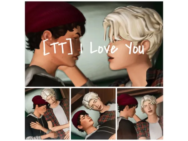 Maxis Match [TT] I Love You - The Sims 4 Custom Content