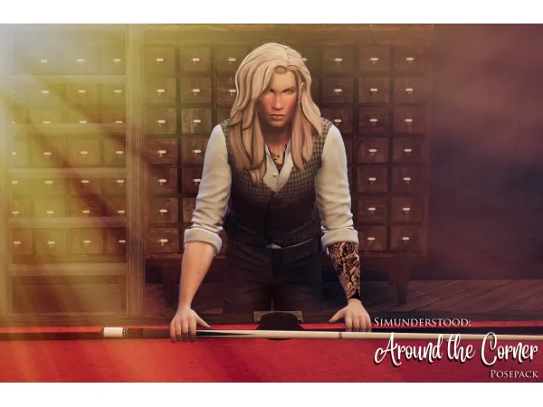Mix AROUND THE CORNER POSEPACK - The Sims 4 Custom Content