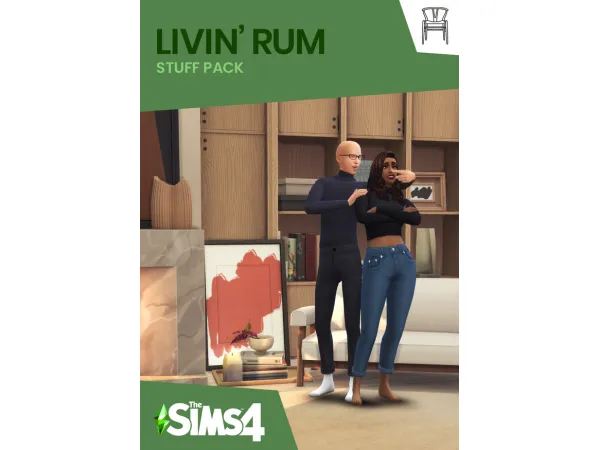 Maxis Match THE LIVIN' RUM LINK ) by Felixandre - The Sims 4 Custom Content