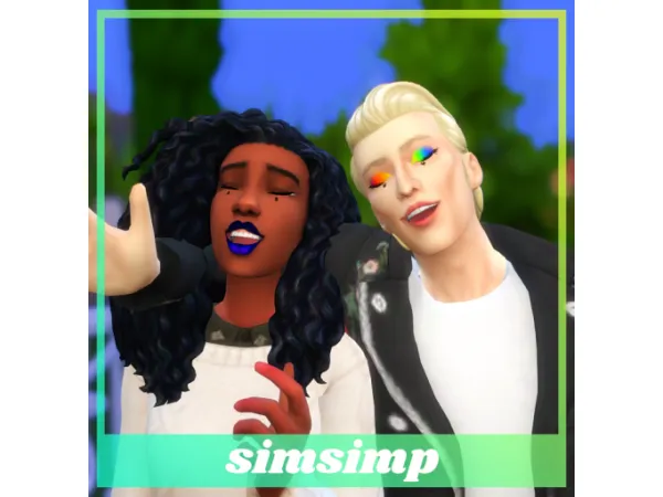 Alpha [PRIDE 2 WRATH] makeup pack - The Sims 4 Custom Content