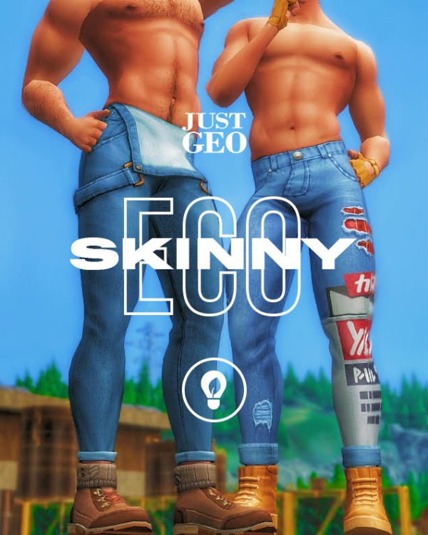 Maxis Match ECO SKINNY updated by simsfinds - The Sims 4 Custom Content