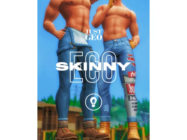 Maxis Match ECO SKINNY updated - The Sims 4 Custom Content