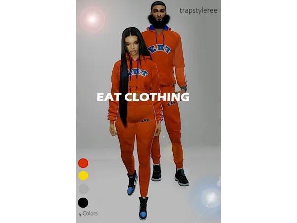 Alpha EAT COLLECTION by trapstyleree - The Sims 4 Custom Content