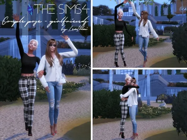 Mix Couple pose - The Sims 4 Custom Content