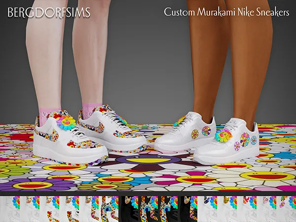 Alpha Murakami Custom Sneakers - The Sims 4 Custom Content