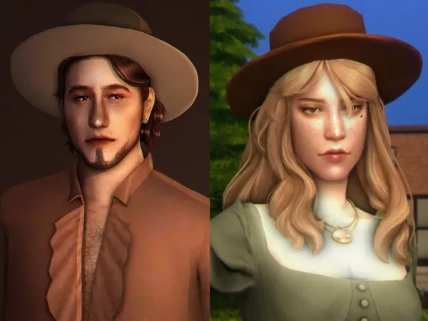 Maxis Match Florence Hat - The Sims 4 Custom Content