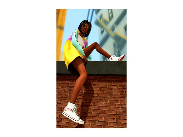 Maxis Match PRIDE CONVERSE RECOLOR - The Sims 4 Custom Content