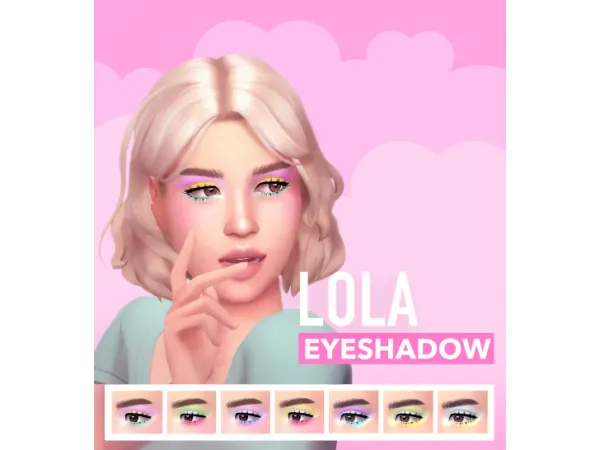 Maxis Match Lola Eyeshadow - The Sims 4 Custom Content