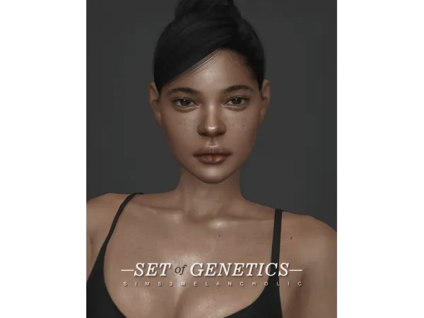 Alpha Set of genetics by sims3melancholic - The Sims 4 Custom Content