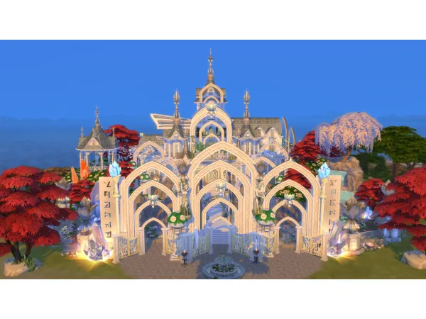 Maxis Match NO Magical Fairy Castle 64x64 by bradybrad7 - The Sims 4 Custom Content