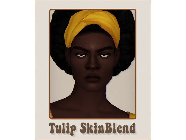 Maxis Match Tulip SkinBlend - The Sims 4 Custom Content