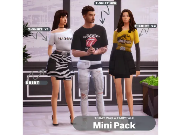 Maxis Match TWAF Mini Pack by Today was a Fairytale - The Sims 4 Custom Content