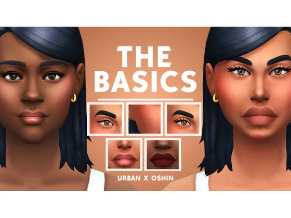 Maxis Match THE BASICS COLLECTION URBAN X OSHIN by XURBANSIMSX - The Sims 4 Custom Content