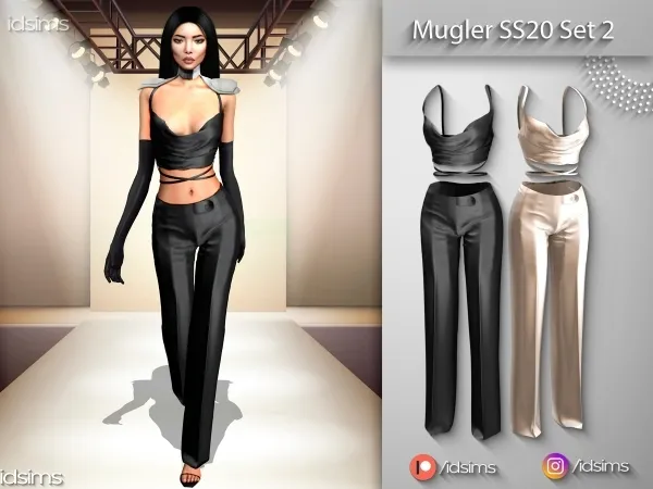 Alpha Mugler Set 2 by polygoncouture - The Sims 4 custom content