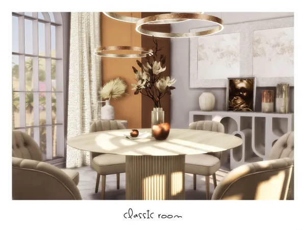 Alpha Classic Room - The Sims 4 Custom Content