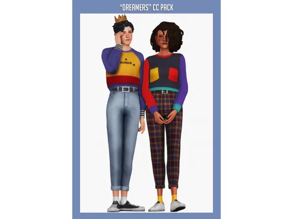 Maxis Match THE DREAMERS PACK by CLUMSYALIEN - The Sims 4 Custom Content