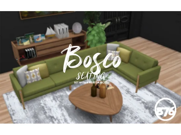 Maxis Match Bosco Sectional by 876simmer - The Sims 4 Custom Content
