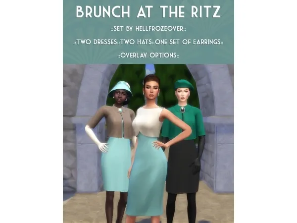 Maxis Match Brunch at the Ritz Set creamforbreakfast by ice - The Sims 4 Custom Content