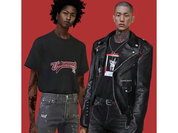 Alpha [PLUSH] SS18 Menswear Collection - The Sims 4 Custom Content