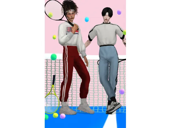 Alpha [PLUSH] Sportyboy SET - The Sims 4 Custom Content