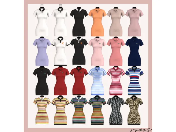 Alpha [sudal] collar dress Wrist brace (Unisex) - The Sims 4 Custom Content