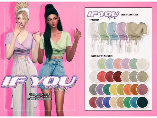 Alpha If You Set Set series No36 - The Sims 4 Custom Content