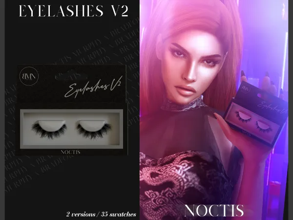 Alpha 3D Eyelashes V2 by bradford - The Sims 4 custom content
