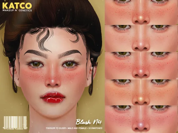 Alpha katco blush n4 by katco - The Sims 4 Custom Content