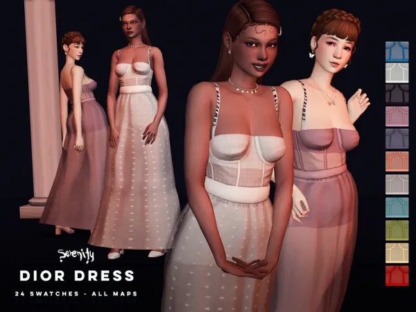 Maxis Match Dior SET by Serenity - The Sims 4 Custom Content
