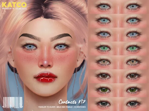 Alpha katco contact n7 by katco - The Sims 4 Custom Content
