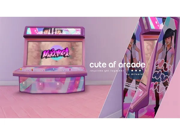 Alpha Cute of Arcade - The Sims 4 Custom Content