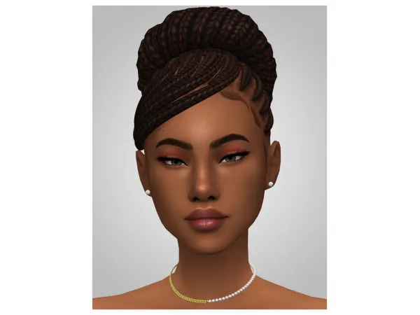 Maxis Match Amber Hair The Simmer by Aladdin - The Sims 4 Custom Content