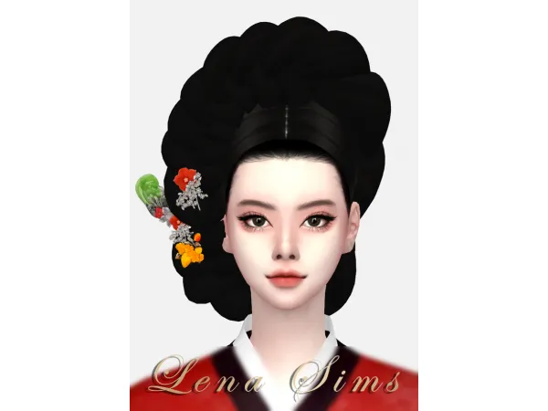 Maxis Match [Lena Sims] Gisaeng Binyeo by Lena Sims - The Sims 4 Custom Content