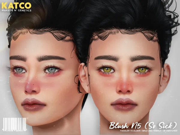 Alpha katco blush n4 (so sick) by katco - The Sims 4 Custom Content