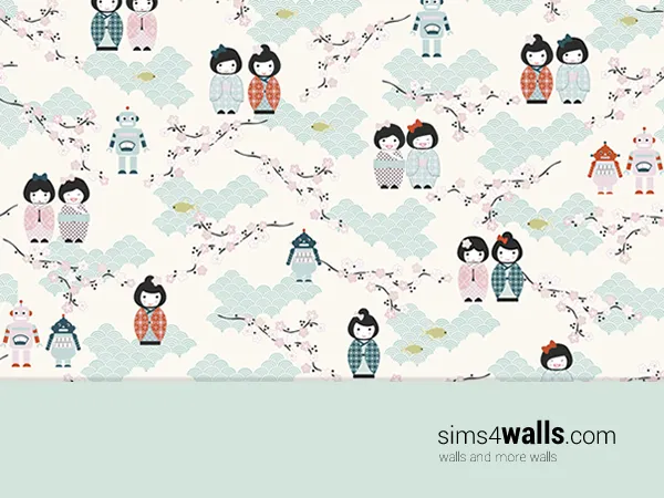 Alpha sims4walls n6 - The Sims 4 Custom Content