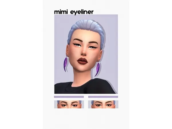 Maxis Match mimi eyeliner - The Sims 4 Custom Content