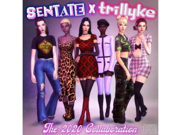 Maxis Match Sentate X Trillyke 2020 by Trillyke - The Sims 4 Custom Content