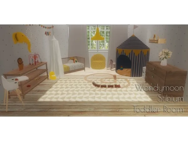 4t2 Wondymoon Stibium Toddler Room by fakebloood - The Sims 2 Custom Content