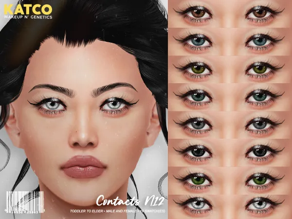 Alpha katco contact n12 by katco - The Sims 4 Custom Content