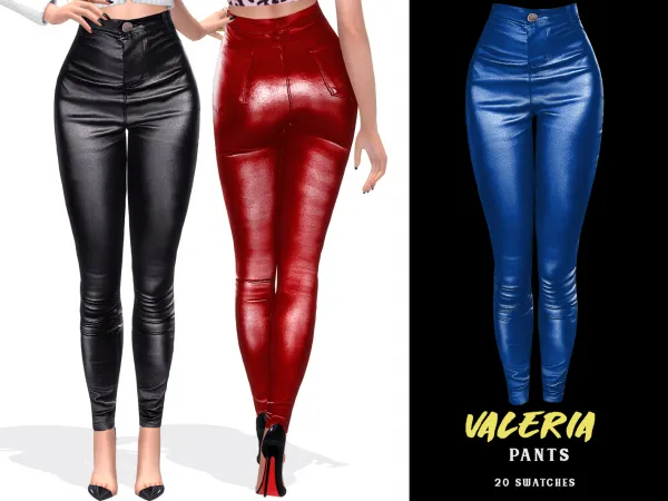 Alpha Valeria Pants by grafity-cc - The Sims 4 Custom Content