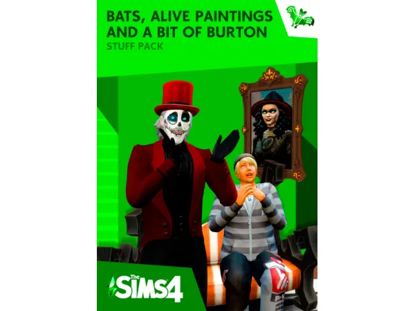 Maxis Match Bats Alive paintings and a bit of Burton Stuff Pack - The Sims 4 Custom Content