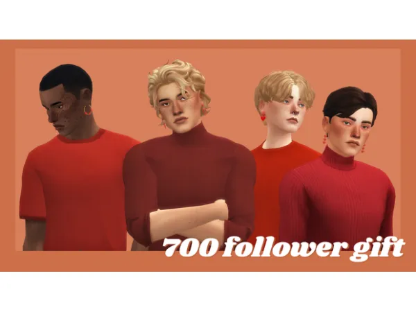 Maxis Match 700 follower gift by barbieaiden - The Sims 4 Custom Content