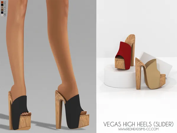 Alpha VEGAS HIGH HEELS (SLIDER) - The Sims 4 Custom Content