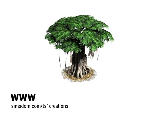 Banyan Tree - The Sims 1 Custom Content