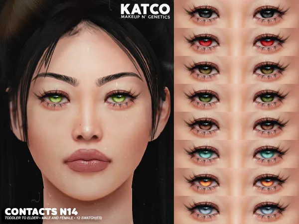 Alpha katco contact n14 - The Sims 4 Custom Content